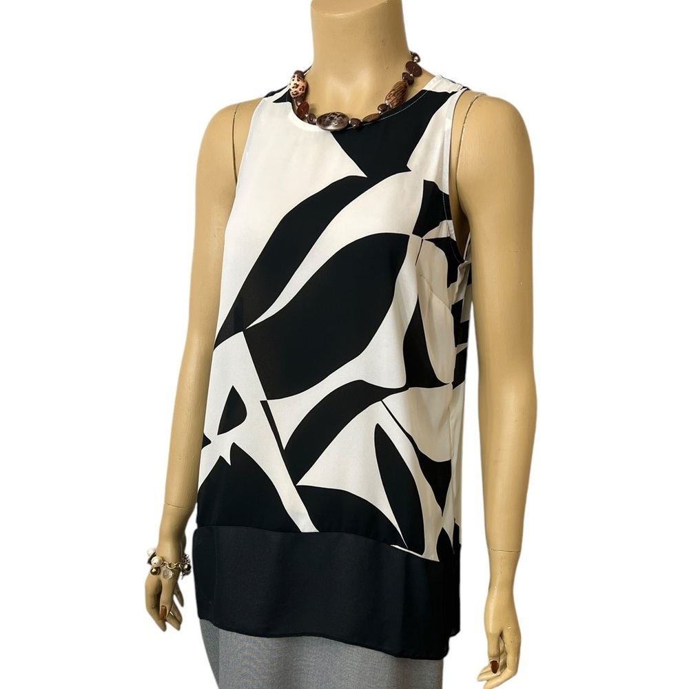 INC International Concepts Size 2 Beautiful Poly Blouse ☑️ VEN08